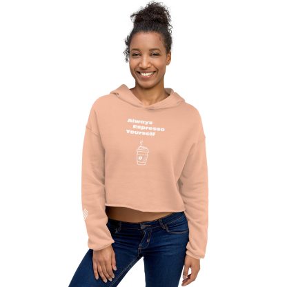 Always Espresso Yourself Crop Hoodie - Image 7