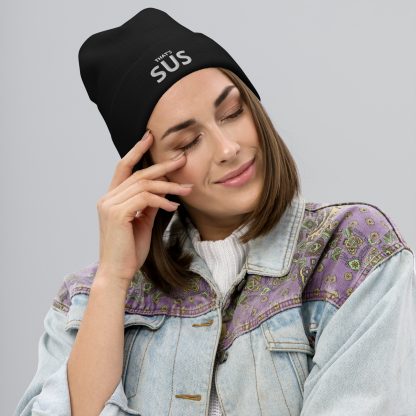 That's SUS Embroidered Beanie - Image 4