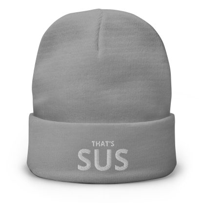 That's SUS Embroidered Beanie - Image 7