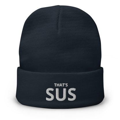 That's SUS Embroidered Beanie