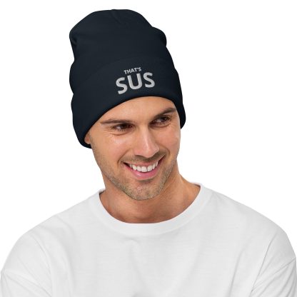 That's SUS Embroidered Beanie - Image 3